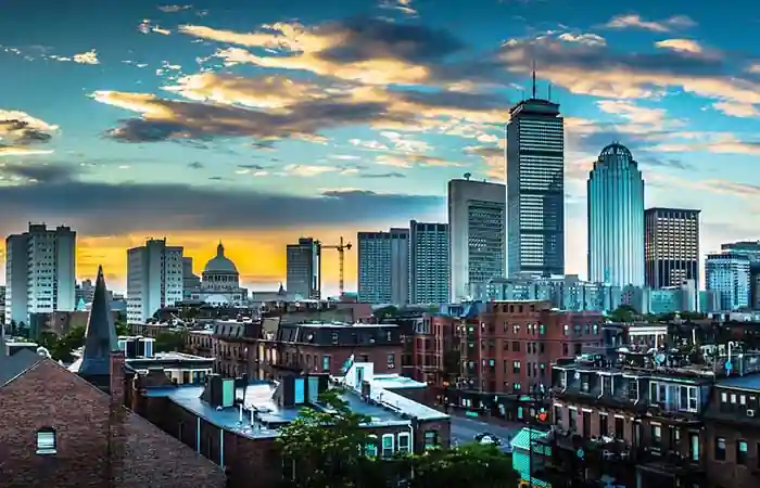 Bus to Boston, Massachusetts