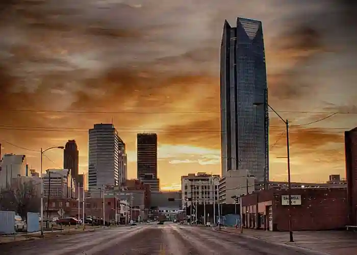 Bus to Oklahoma City, Oklahoma
